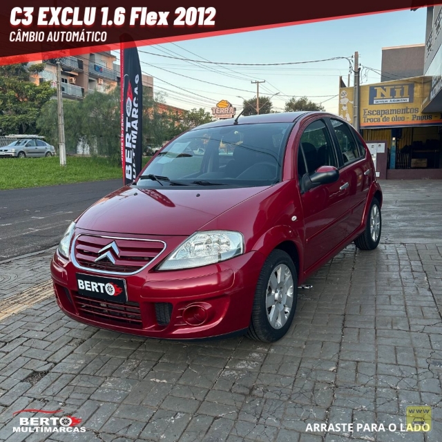 CITROEN C3 Excl. 1.6 11/12 | Berto Multimarcas | Portal OBusca