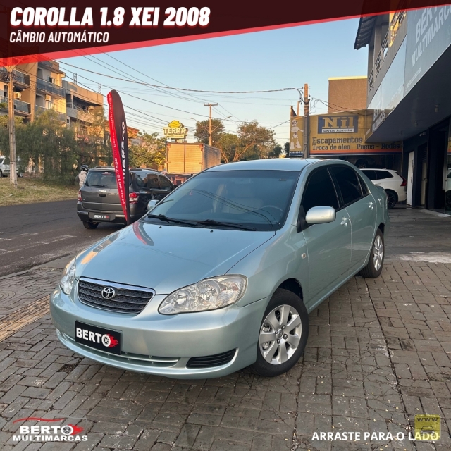 TOYOTA COROLLA XEI 1.8 07/08 | Berto Multimarcas | Portal OBusca