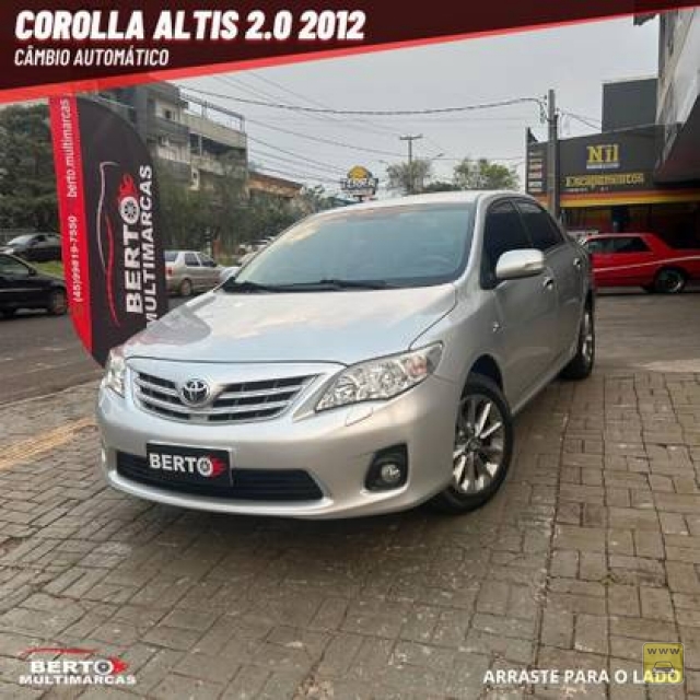 TOYOTA COROLLA 2.0 ALTIS 16V FLEX 4P AUTOMÁTICO 12/12 | Berto Multimarcas | Portal OBusca