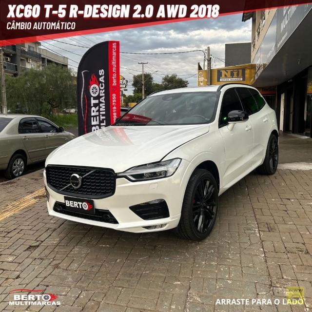 VOLVO XC60 2.0 T5 GASOLINA R-DESIGN AWD GEARTRONIC 17/18 | Berto Multimarcas | Portal OBusca