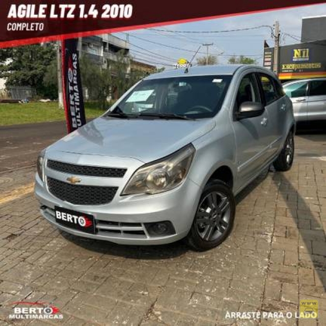 CHEVROLET AGILE 1.4 MPFI LTZ 8V FLEX 4P MANUAL 10/10 | Berto Multimarcas | Portal OBusca