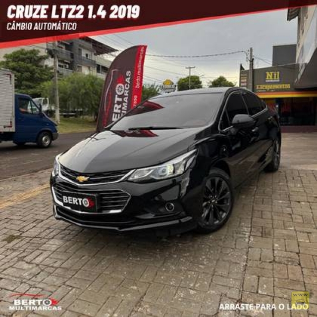 CHEVROLET CRUZE 1.4 TURBO LTZ 16V FLEX 4P AUTOMÁTICO 19/19 | Berto Multimarcas | Portal OBusca