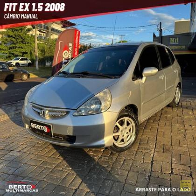 HONDA FIT 1.5 EX 16V FLEX 4P MANUAL 08/08 | Berto Multimarcas | Portal OBusca